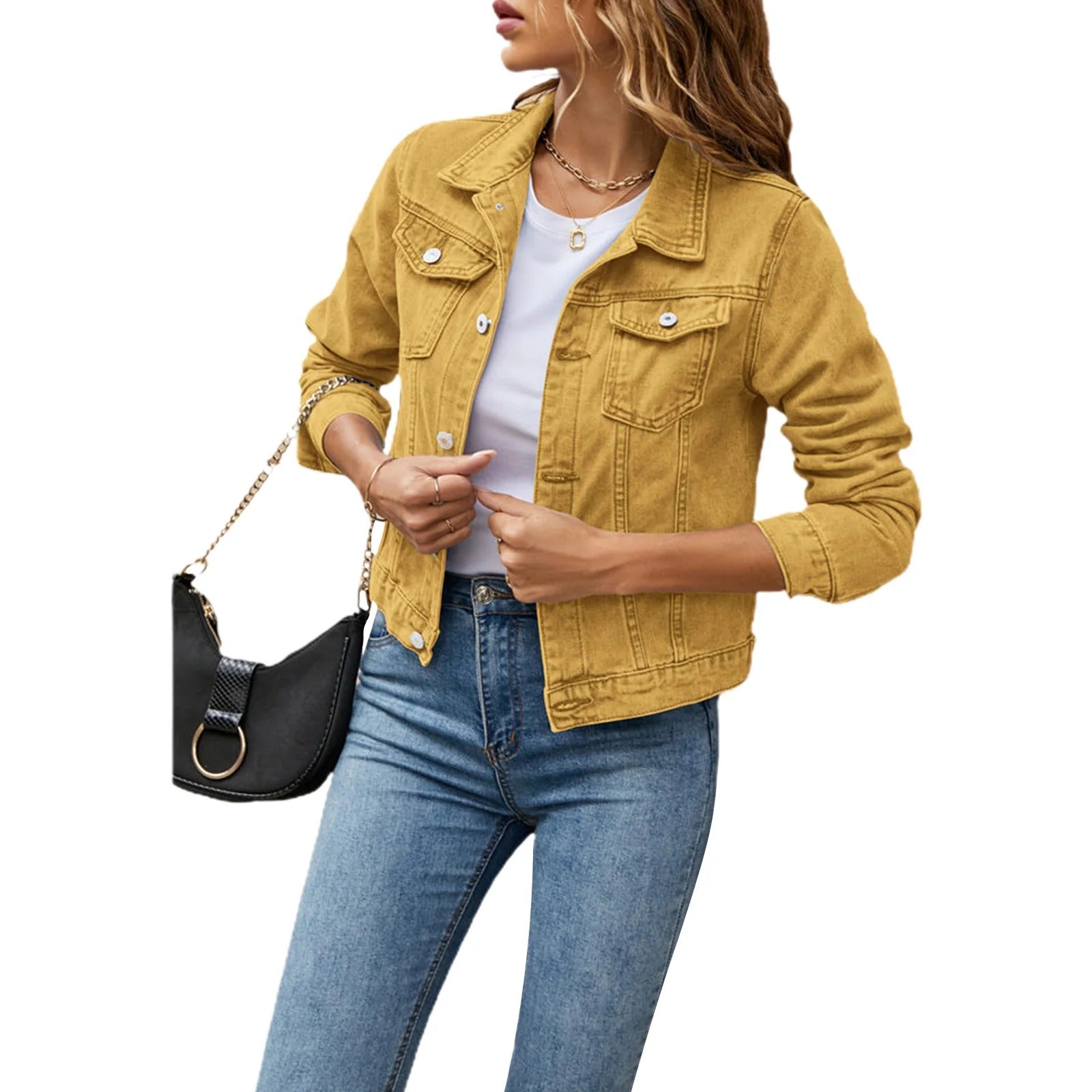 Sofia™ | Stylish Casual Denim Jacket