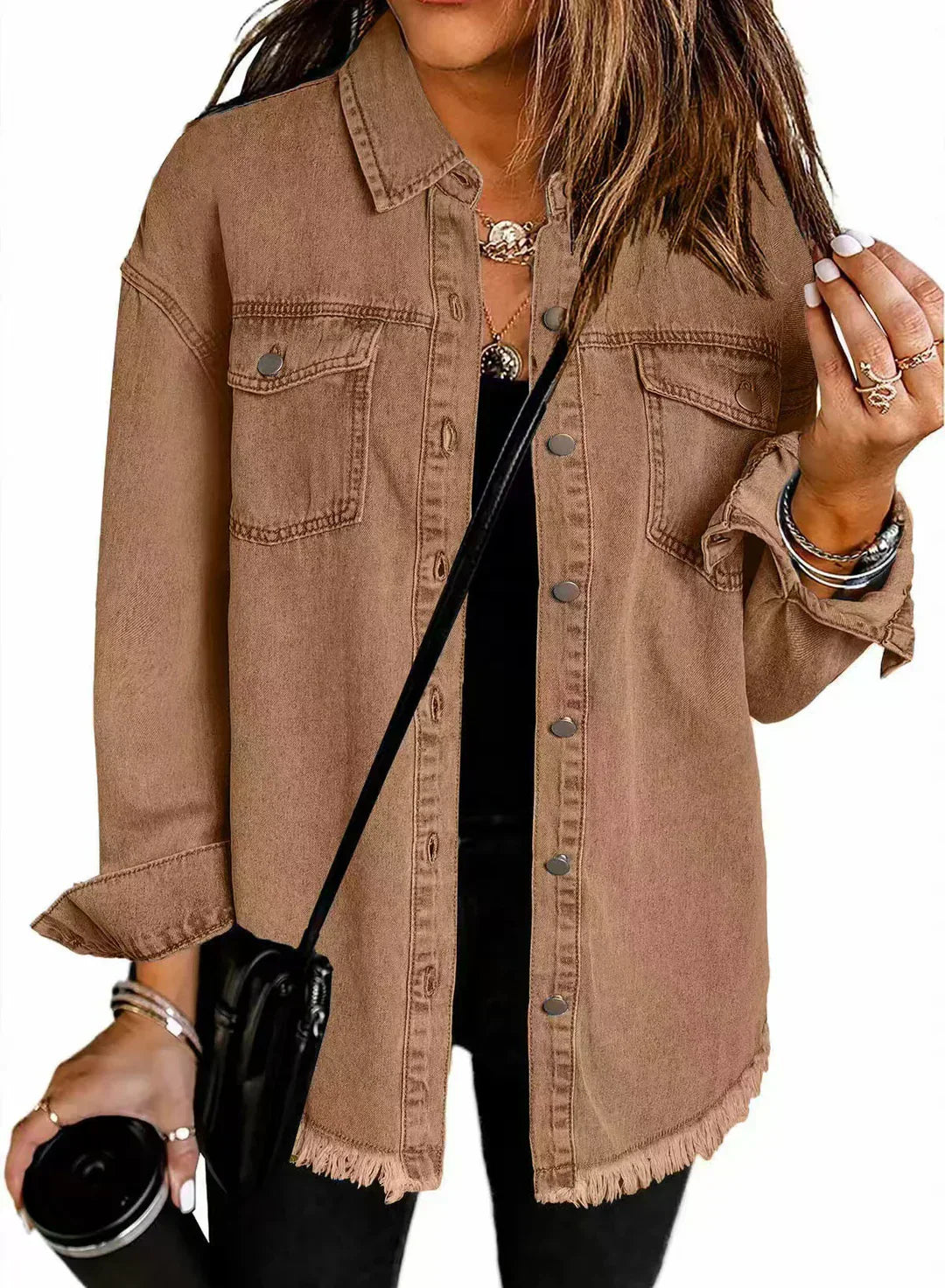 Sofia™ | Timeless Denim Shirt Jacket