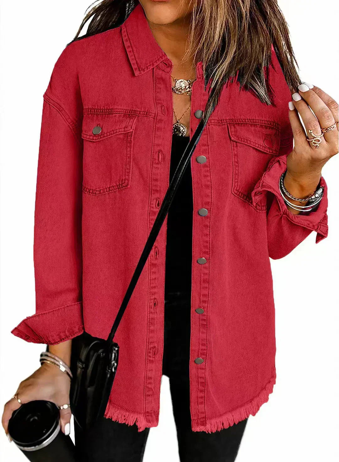 Sofia™ | Timeless Denim Shirt Jacket