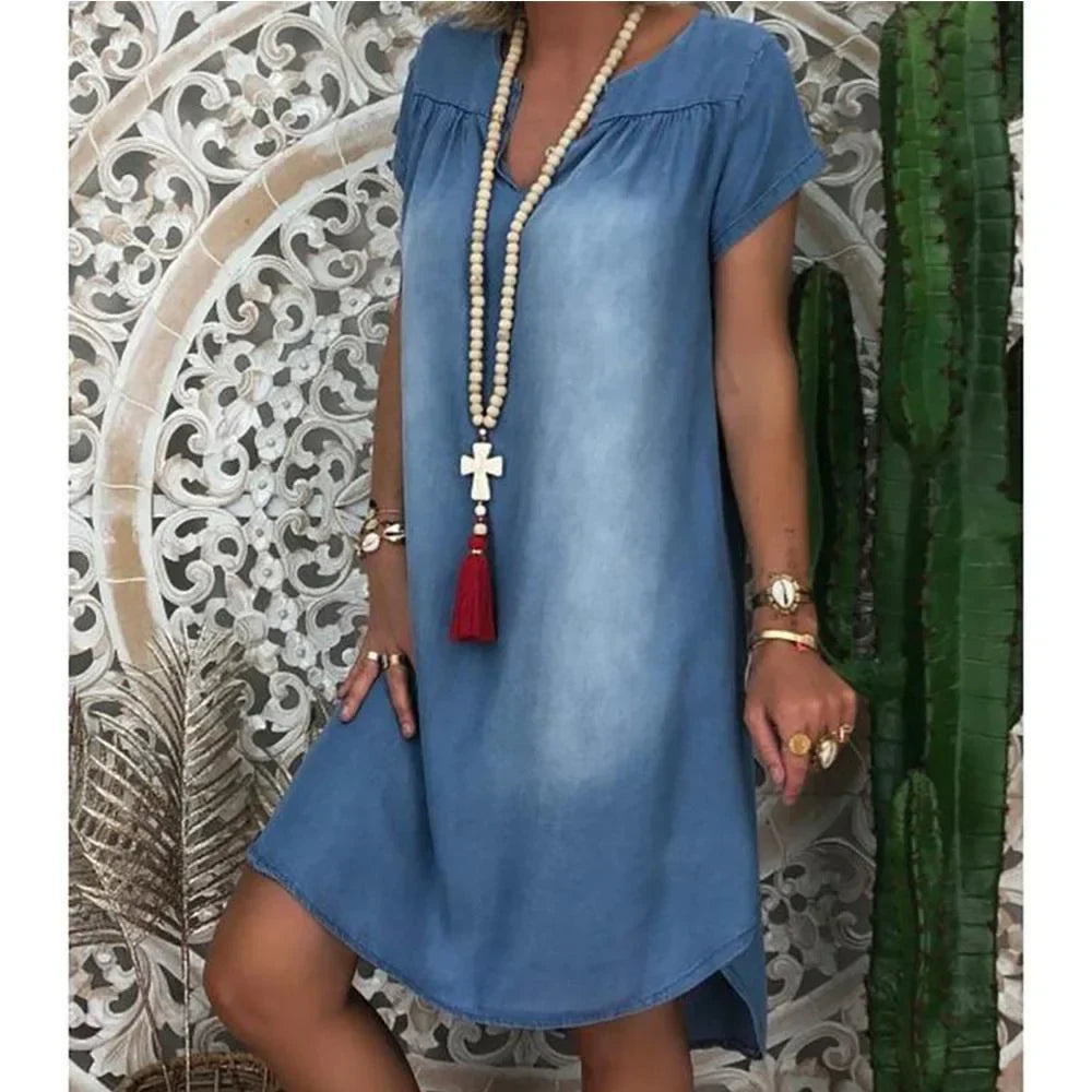 Sofia™ | Casual Denim Summer Dress