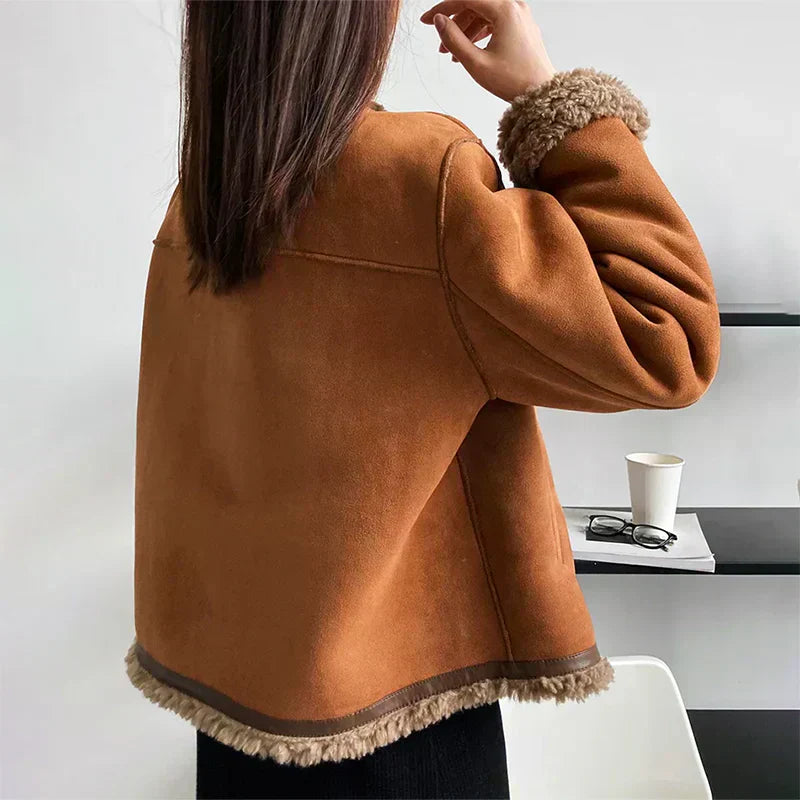 CHARLIE™ | LEATHER JACKET WARM AND ELEGANT
