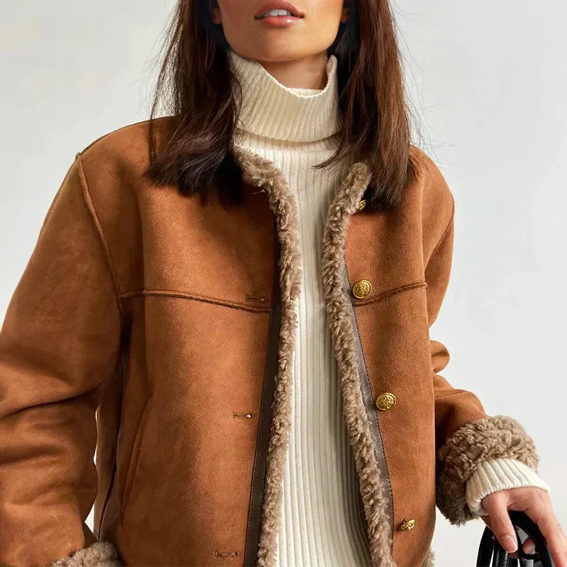 CHARLIE™ | LEATHER JACKET WARM AND ELEGANT
