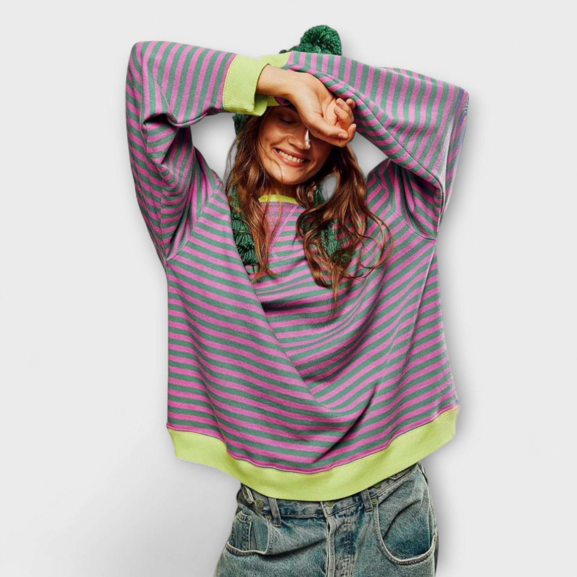 ELENA | COAST STRIPED SWEATER